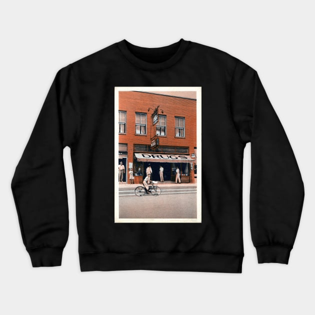 We Sell Drugs! Crewneck Sweatshirt by fearcity